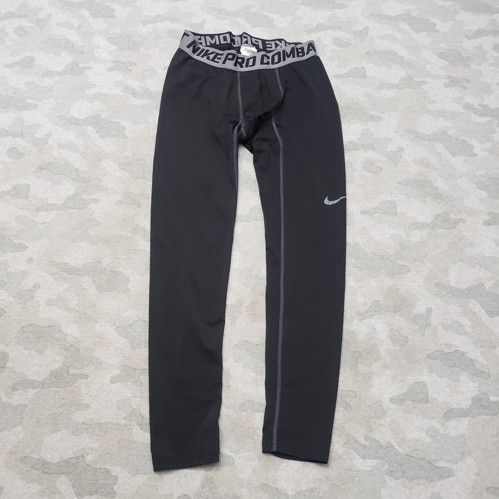 Nike Combat Leggings Pants Mens Large Black Pull On Gym‎